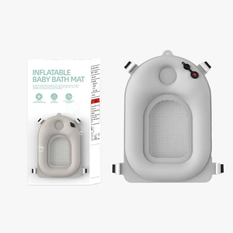 سجادة حمام قابلة للتعديل غير قابلة للانزلاق للأطفال - رف حمام عائم لحديثي الولادة، سجادة حمام للأطفال حديثي الولادة #5