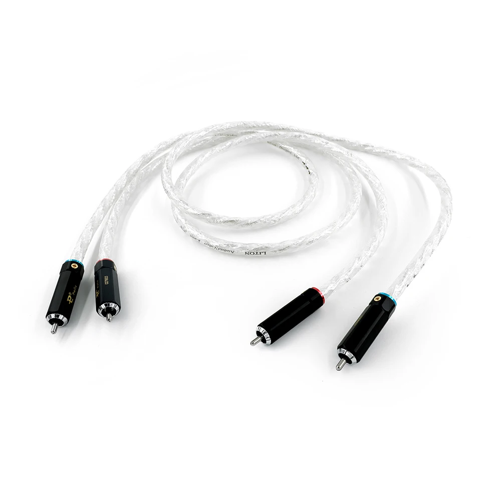 Duo Bi-Channel RCA Cable: OFC Shielded Interlink with Au-Terminated Cu-Shell for AVR/Amplifier​