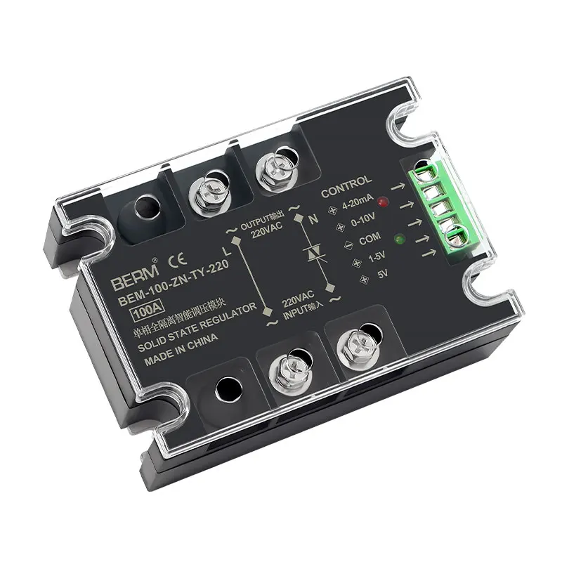 Single Phase Solid State Relay Fully Isolated Intelligent AC Voltage Regulating Module BEM-40-ZN-TY-220 380