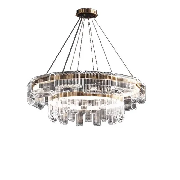 

Light luxury, living room, chandelier, designer, hotel, catering, creative