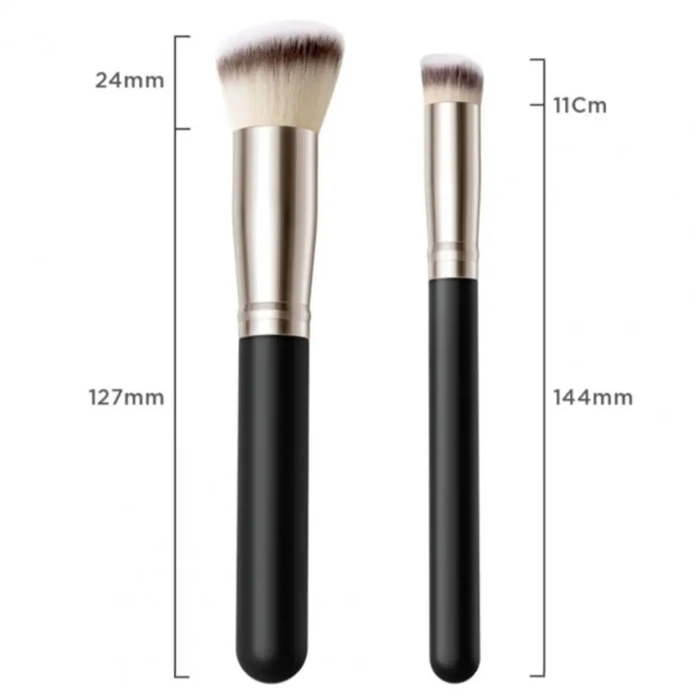 Nuttige Herbruikbare Mini Oogschaduw Detail Cosmetische Make-Up Borstel Tool Plastic Handvat Multifunctionele Poederborstel Voor Vrouwen