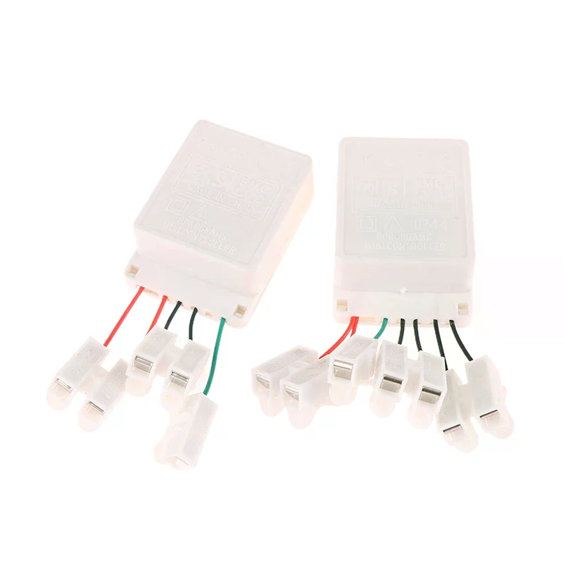 LED String 2/4 Way 8 Modes Lights Twinkle EK-04 Dimmer Flexible Strip Ribbon Lighting Replica Switch Adjustable Knob Controller