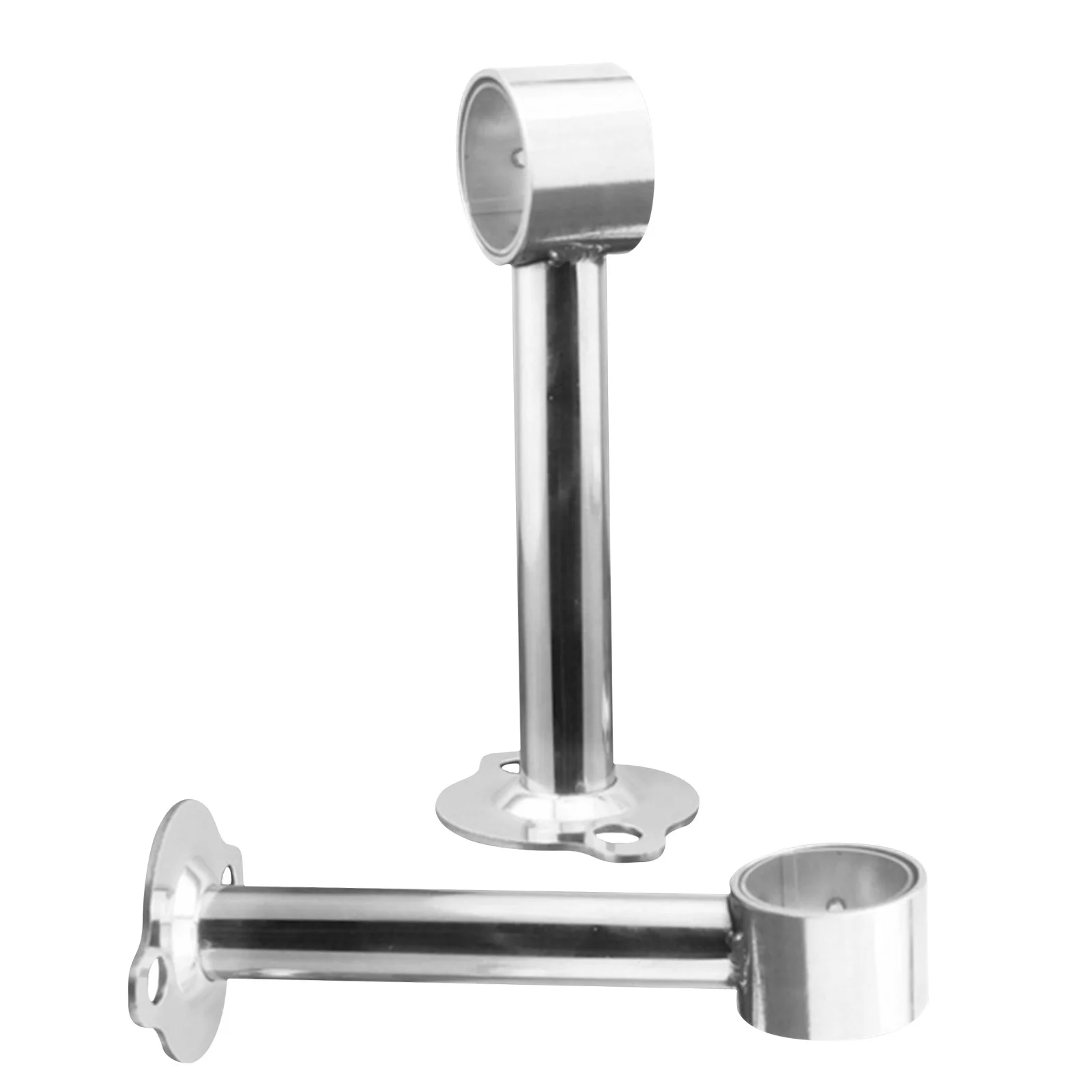 

2 шт., 32 мм, кронштейн для шкафа из нержавеющей стали, сверхмощные регулируемые монтажные кронштейны для гардероба для балкона, ванной комнаты, кухни, фланец