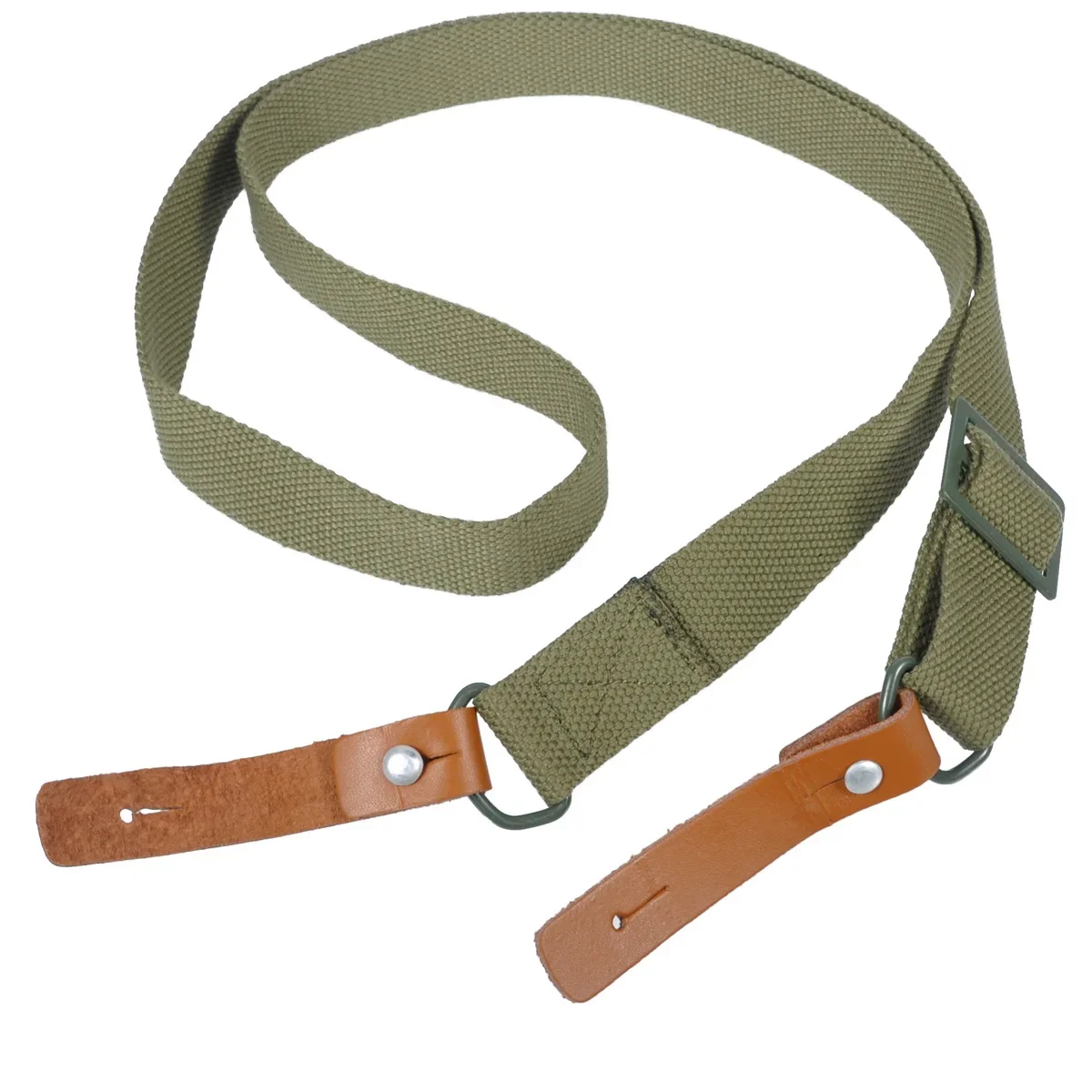 Tactical Gun Sling Adjustable Leather Two Point Hunting Shooting Airsoft AK Rifle Slings Strap Outdoor Sports Survival Belt