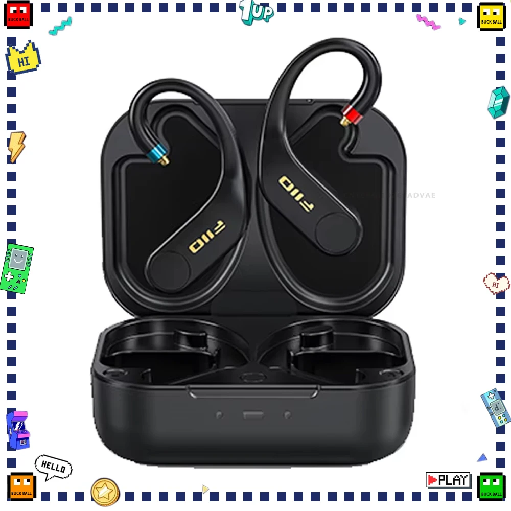 

Fiio Utws5 2025 True Wireless Earphone Custom HIFI Bluetooth Earbud Hi-Res 96khz/24bit aptX Adaptive Lossless MMCX Ear Amplifier