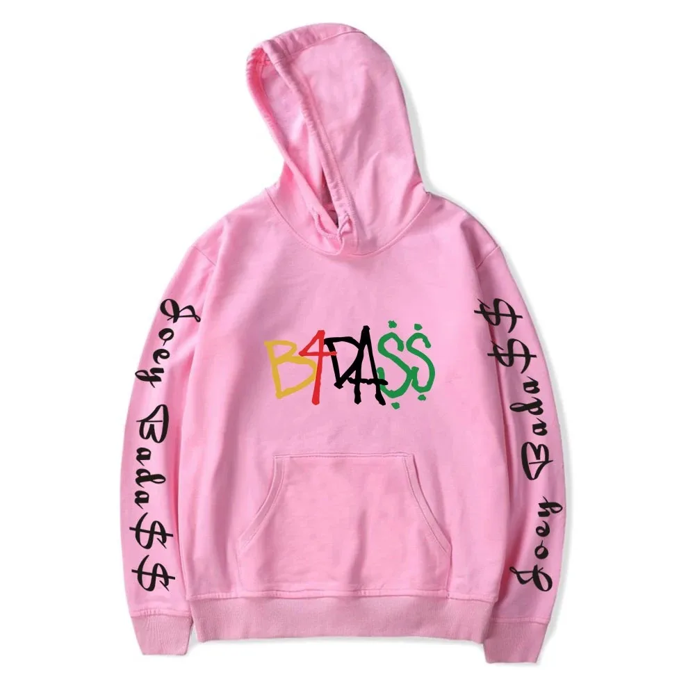 Joey Bada $ $$ Hip-Hop Graphic Hoodie, Spring Cartoon Print, Casual Harajuku Cool Streetwear, Unisex Tops