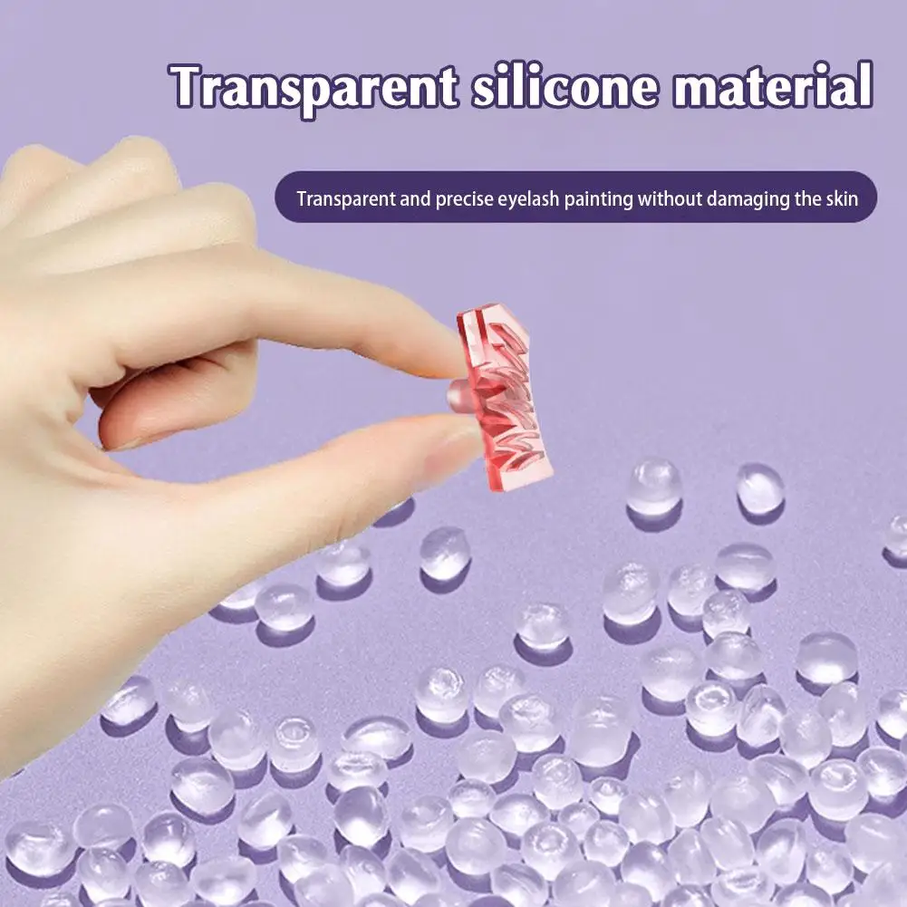 เครื่องมือแต่งหน้าสำหรับ R0Y8มือใหม่ที่ทำจากซิลิโคนที่ปั๊มขนตาปลอมแบบจำลองธรรมชาติแบบทำมือ