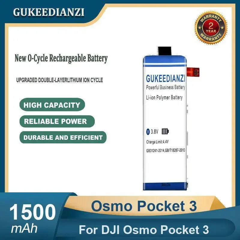

Аккумулятор для DJI osmo pocket 1, 2, 3, 4 II Pocket 2/Pro RAW/OM150 OM160 IAS001NA HB3 HB01-522365 HB02-542465 Высокая емкость