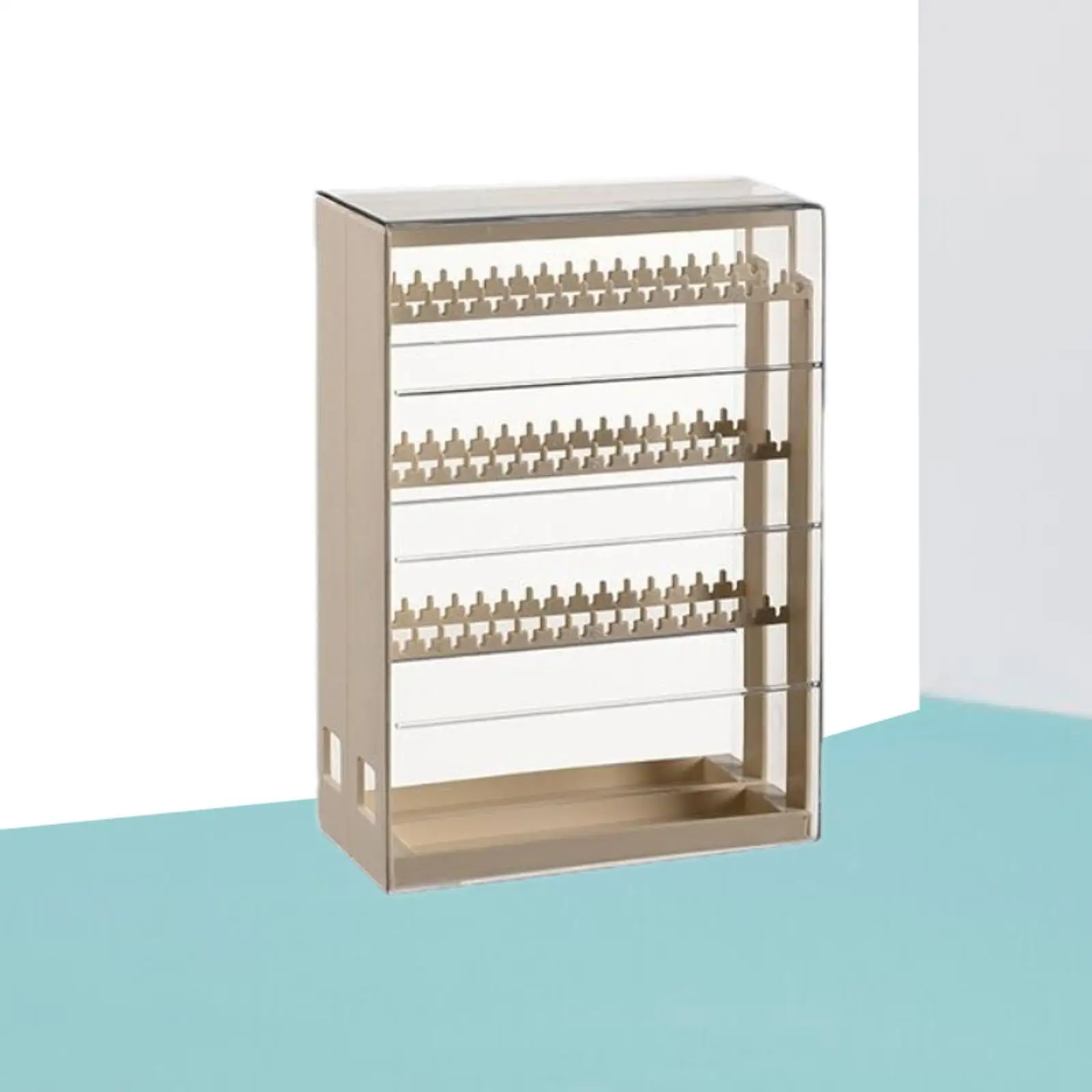 

Sliding Door Jewelry Organizer Jewellery Storage Rack for Household