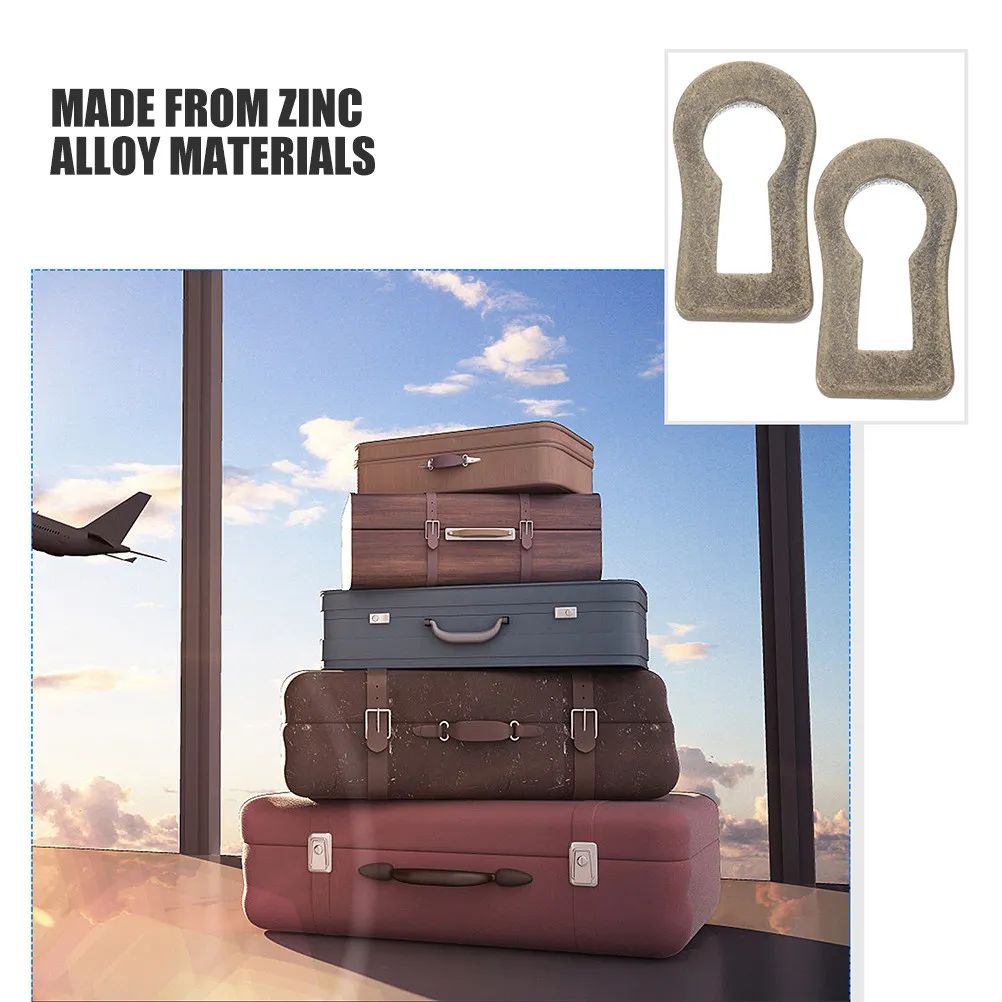 20Pcs Zinc Alloy Decorative Keyhole Covers Multi-Purpose Furniture Hardware for Dressers Cabinets Doors Vintage Protection