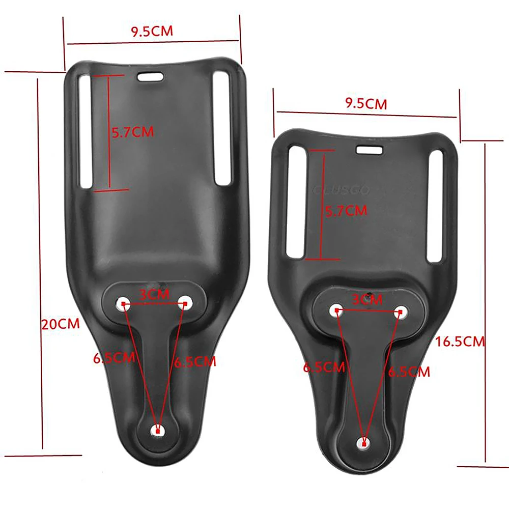 Tactical Mid Ride Belt Loop, coldre universal, coldre adaptador, plataforma de cintura para coldres pistola, caça Acessórios Series