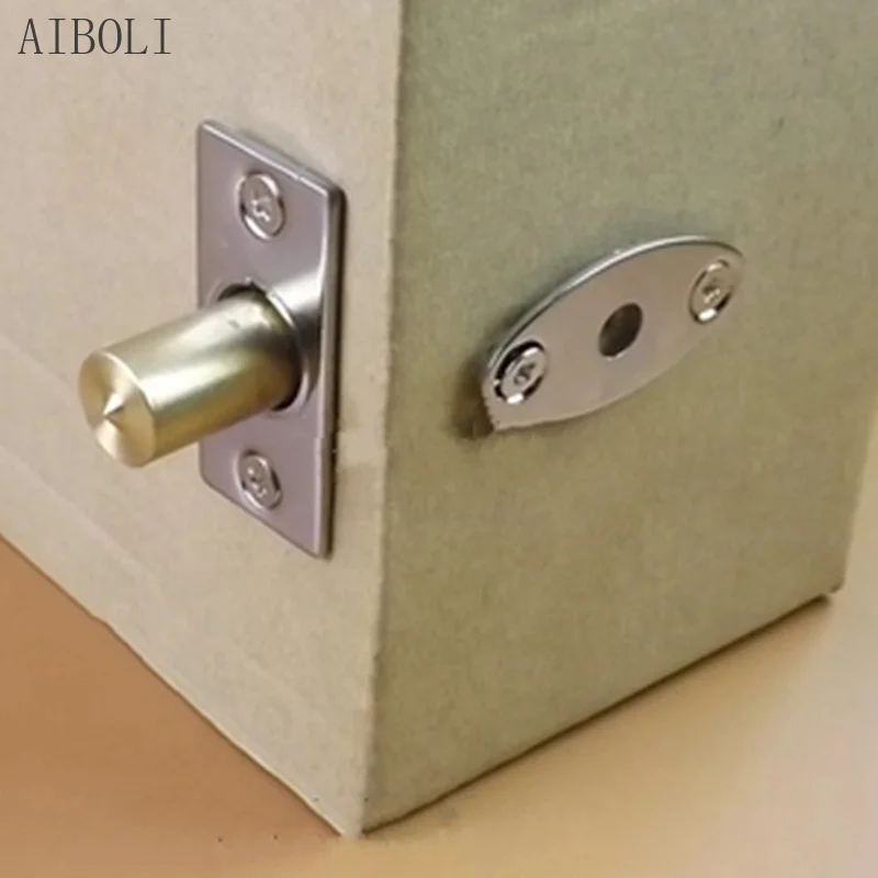 Rvs Pijp Lock Onzichtbare Insteekslot Deurslot Fire Deur Escape Gangpad Meubels Hardware Accessoires