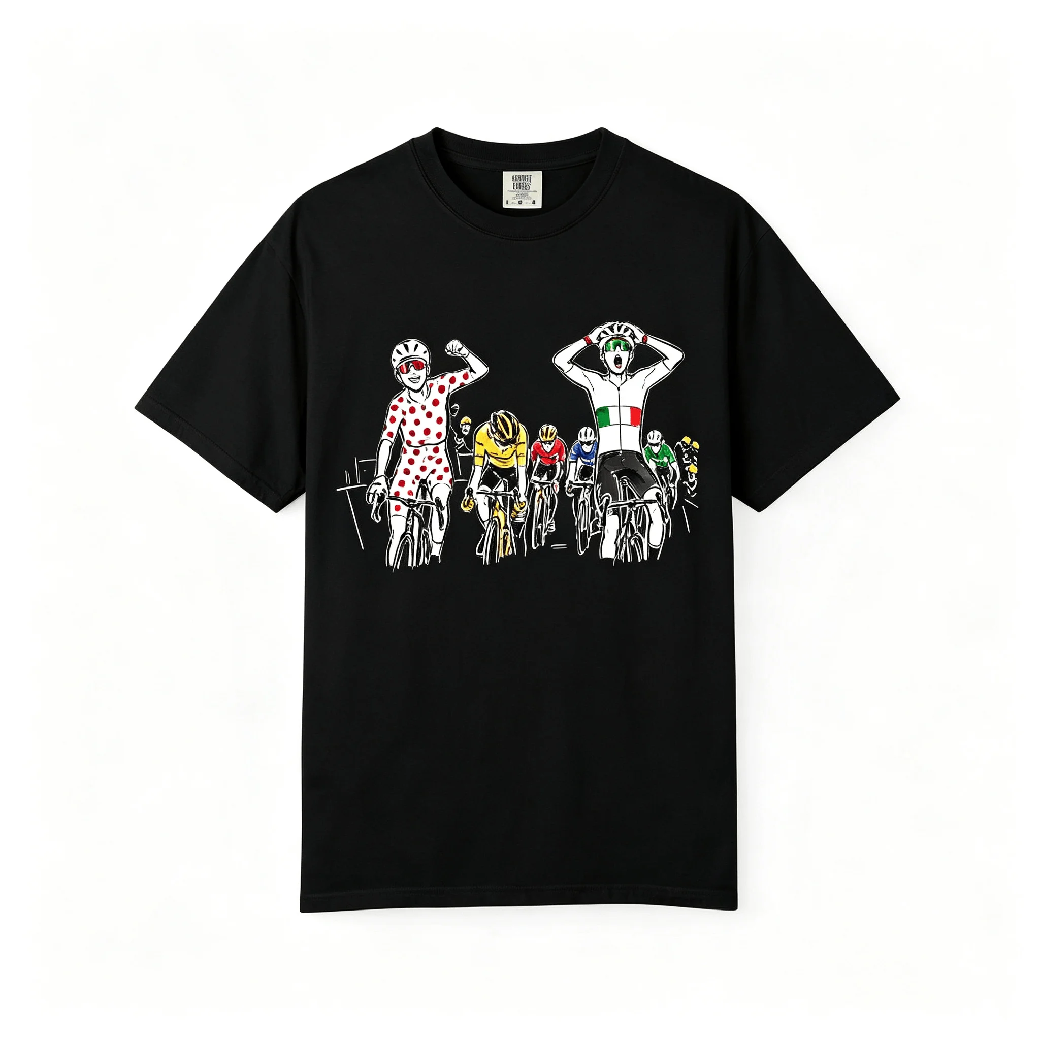 Le Tour De France Isaac Del Toro Tadej Podecar UAE Bike Cycling Shirt 2026 Summer Men Women Cotton Oversized T-shirt Streetwear