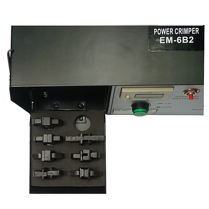 EM6B2 Or EM6B2-PRO Electrical Type Terminal Crimping Machine Tools Crimp Variety Of Terminals Equipped with 7 crimping dies