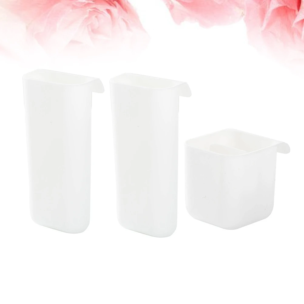 

3 Pcs Pen Holder Desk Penholder Cartoon Container Stationary Table Pencil Desktop