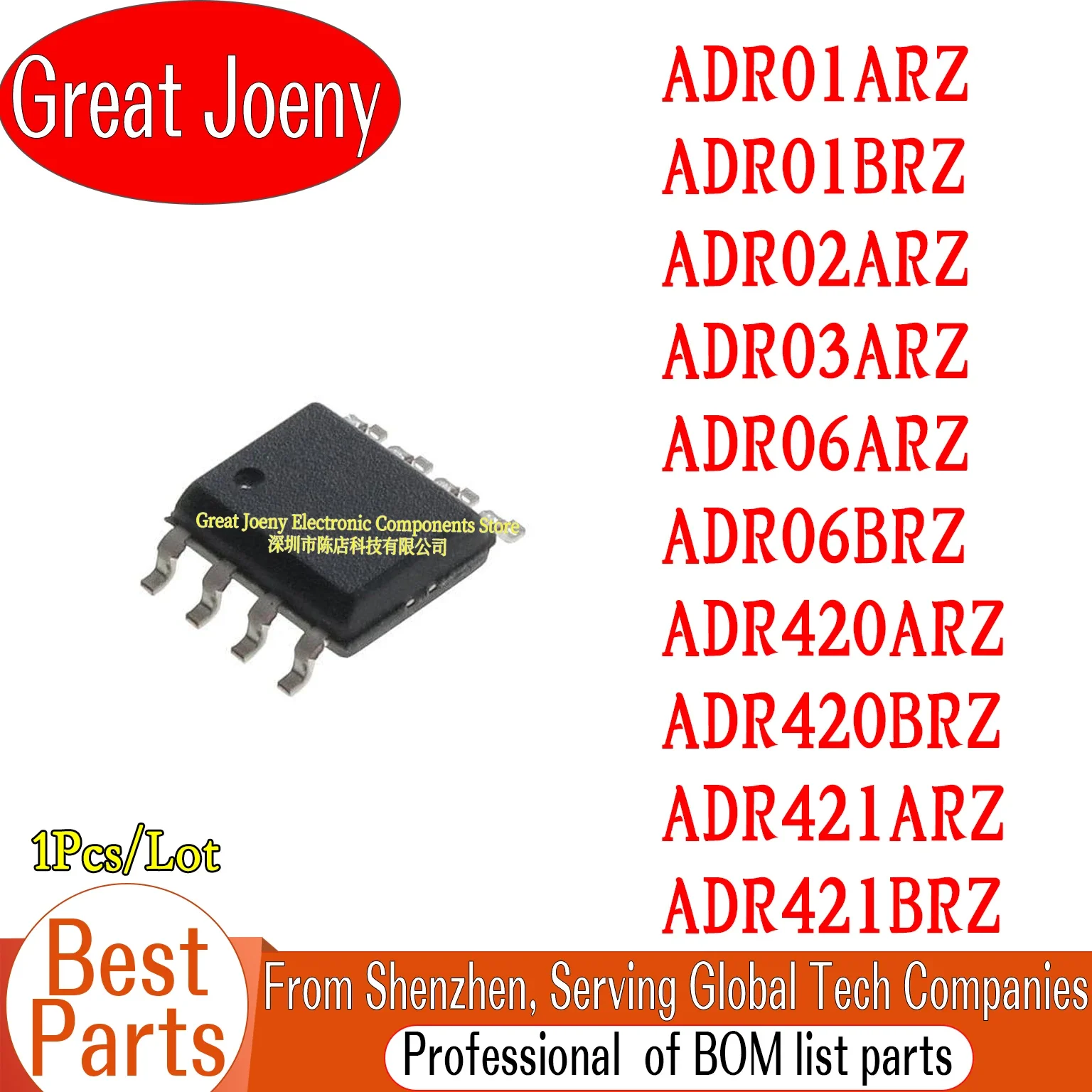 100% New Original ADR01ARZ ADR01BRZ ADR02ARZ ADR03ARZ ADR06ARZ ADR06BRZ ADR420ARZ ADR420BRZ ADR421ARZ ADR421BRZ Bulk Best Price