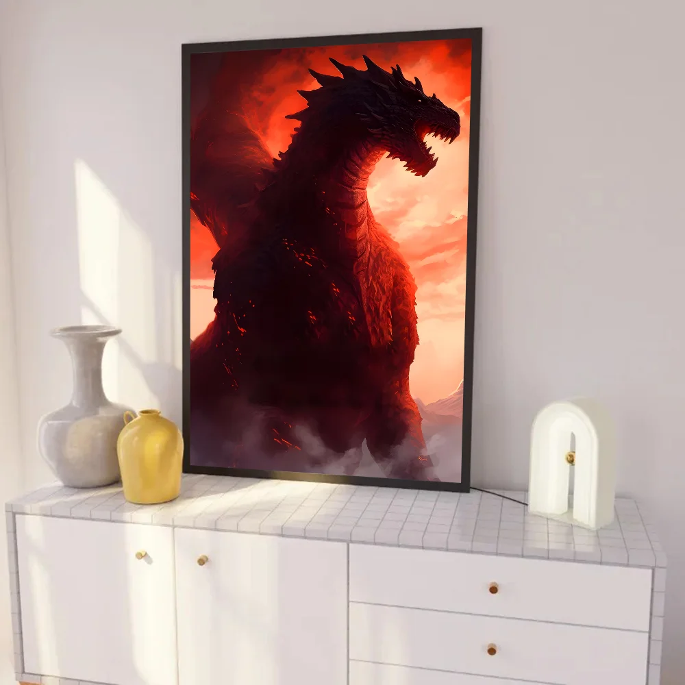 1 قطعة G-Game Of Thrones التنين العثة لا مؤطرة المشارك كرافت نادي بار ورقة Vintage ملصق جدار الفن اللوحة غرفة نوم دراسة ملصقات #5