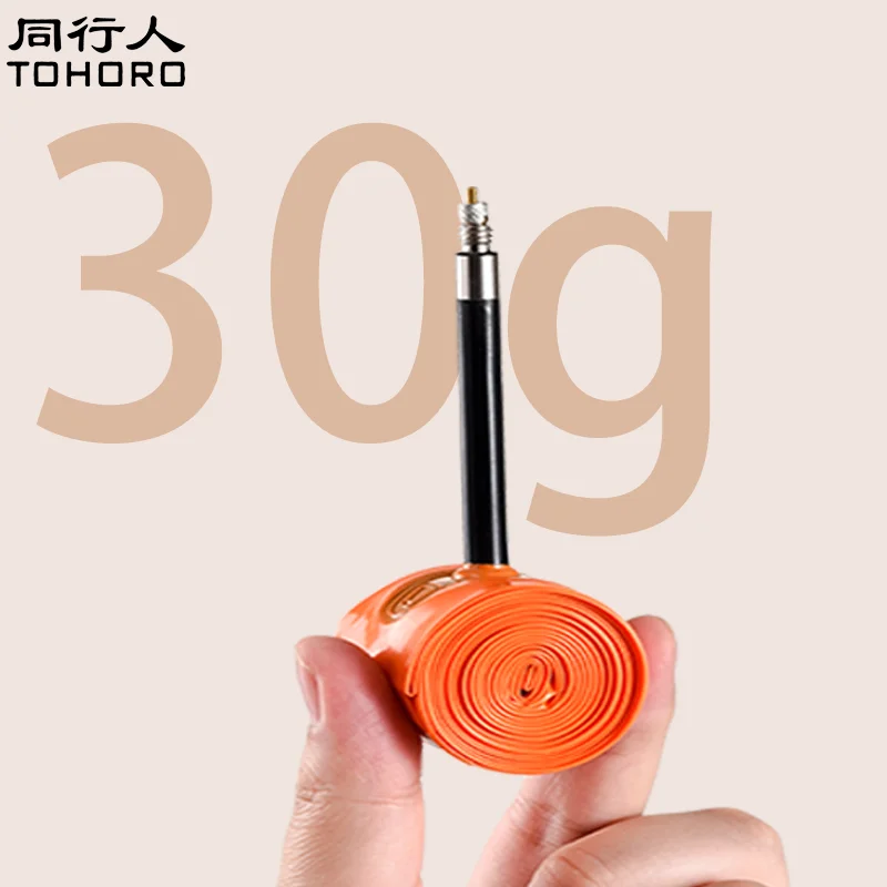 30 جرام r أنبوب 700x23 25 28 الطريق دراجة إطار من البولي يوريثان 45/65/85 مللي متر طول صمام فرنسي أنابيب خفيفة للغاية