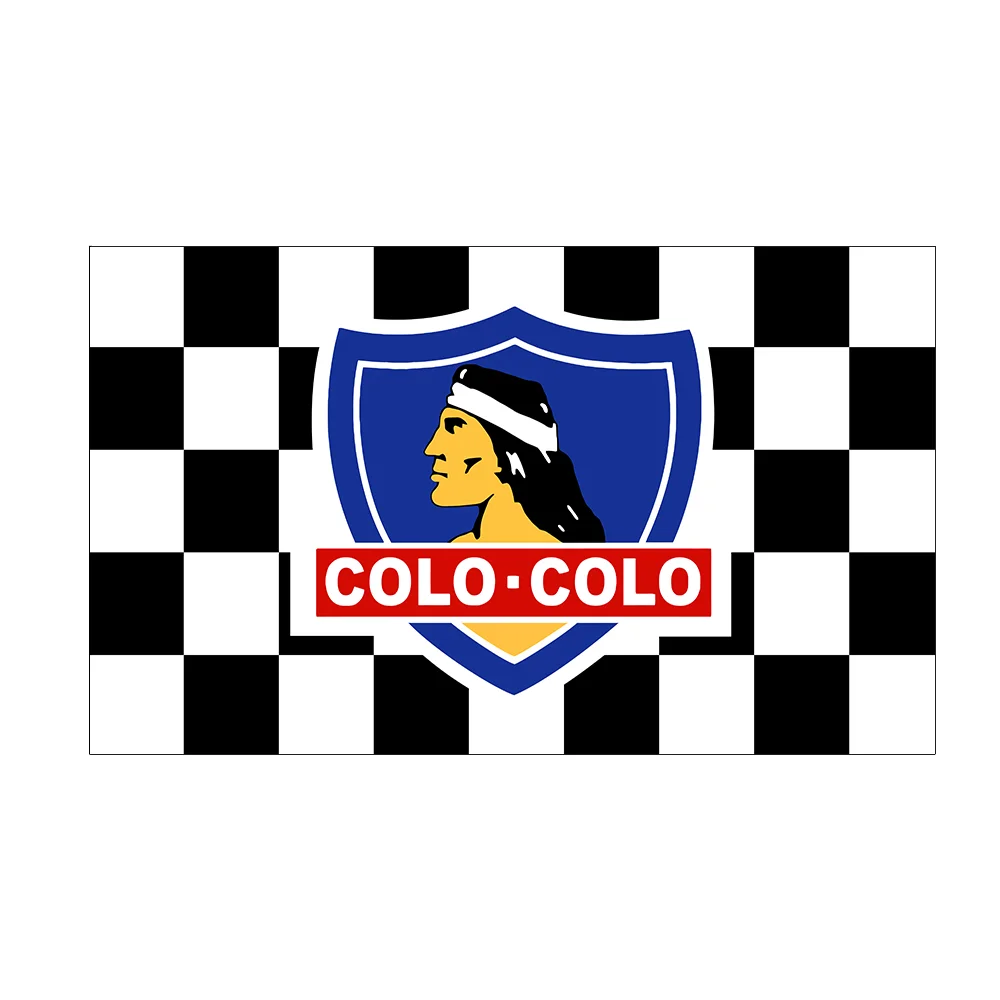 3*5Ft Chile Club Social Y Deportivo Colo-Colos Wall Tapestry Flag Outdoor Garden Banner Wall Hanging Decoration Cloth Home Decor