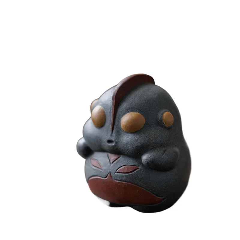 

*Фиолетовый песок Aoluman, анимационный орнамент, бутик, может повысить чай ручной работы, чтобы играть, милая чайная церемония, украшение для чайного стола