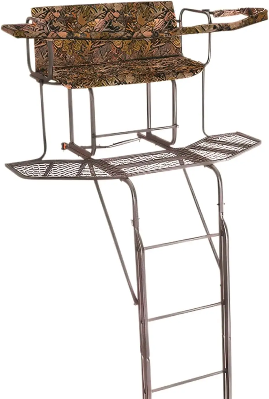 Guide Gear 20' 2-Man Ladder Tree Stand with Hunting Blind Climbing Hunt Seat, Hunting Gear Equipment Accessories