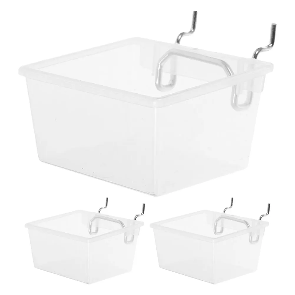 

1 set Anti Static Parts Box Thickened Hole Pegboard Storage ganizer Transparent Hardware Container Compact Screw Bolt for Garage