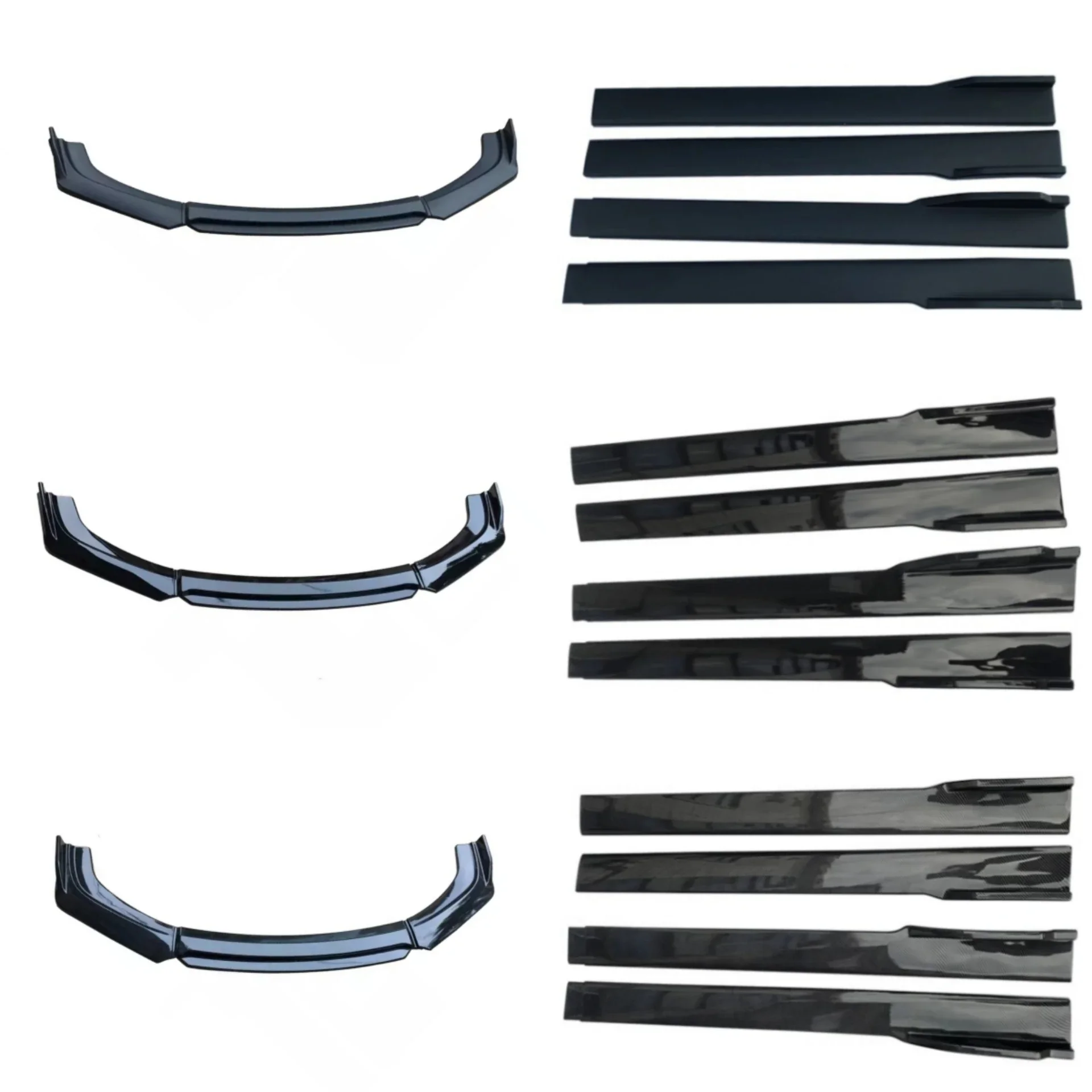 

Carbon Fiber Front Lip Side Skirt for Mazda 6 Matte Gloss Black Side Shovel Front Spoiler Car Accessories
