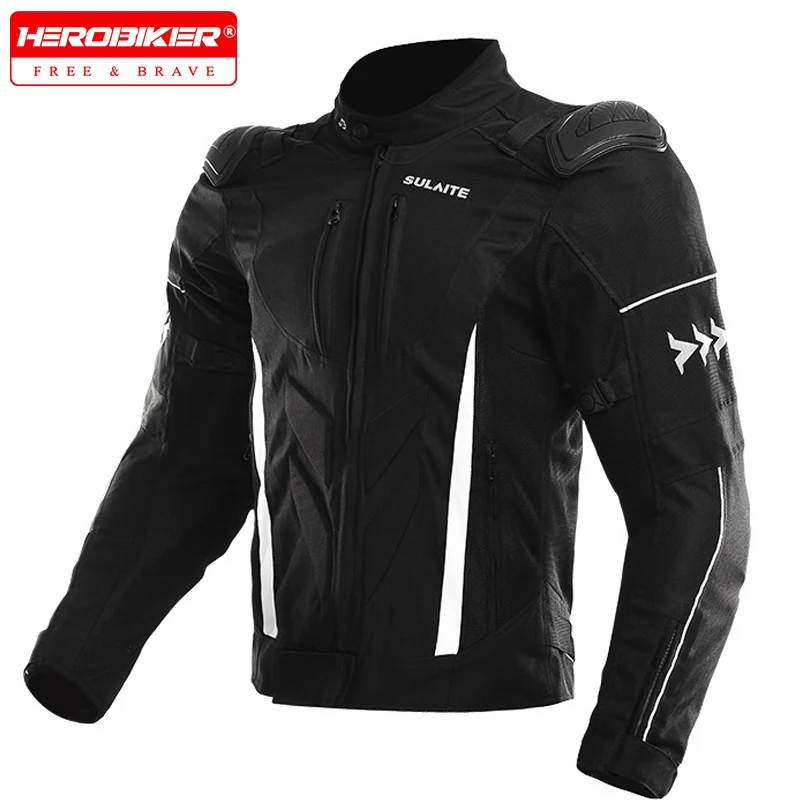 New Breathable Mesh Motorcycle Jacket Double Shoulder Protection Motocross Outdoor Cycling Protective And Anti Fall Clothing