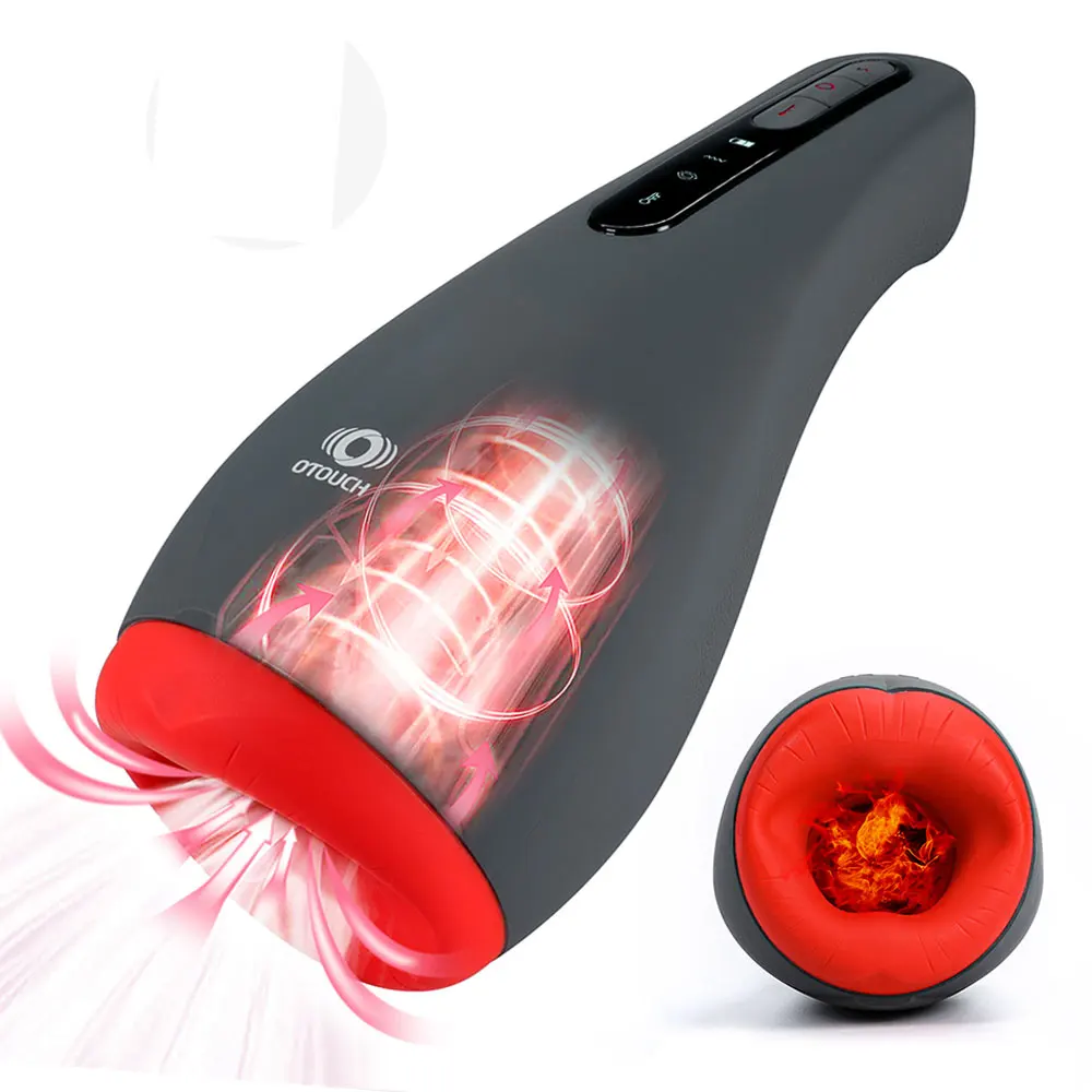 Otouch-Airturn 2 Masturbador Masculino Automático, Chupando Boquete, Máquina de sexo, Aquecimento Vibratório Vagina, Masturbação Brinquedos Sexuais para Homens