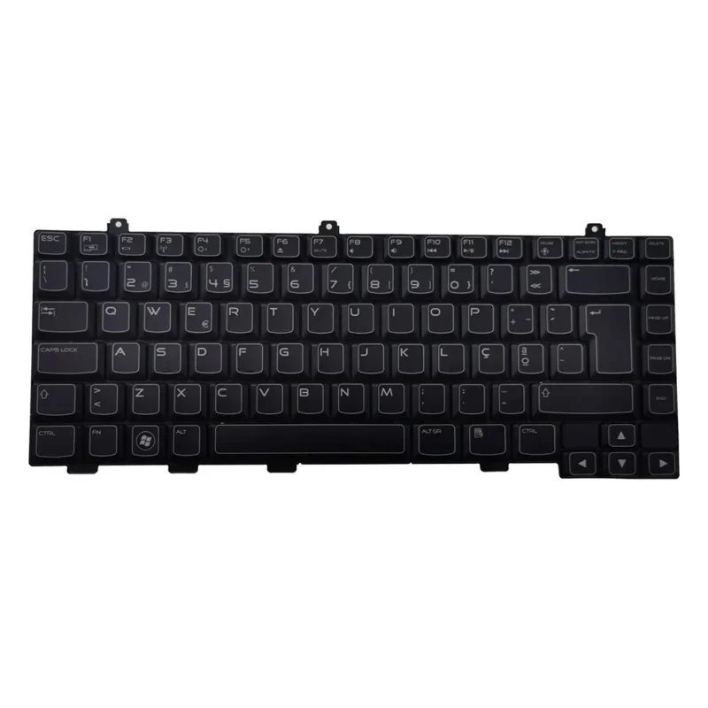 

New Backlit keyboard For Dell Alienware M14x R1 M14X R2 NSK AKU1E TC9DN PK130G81A13