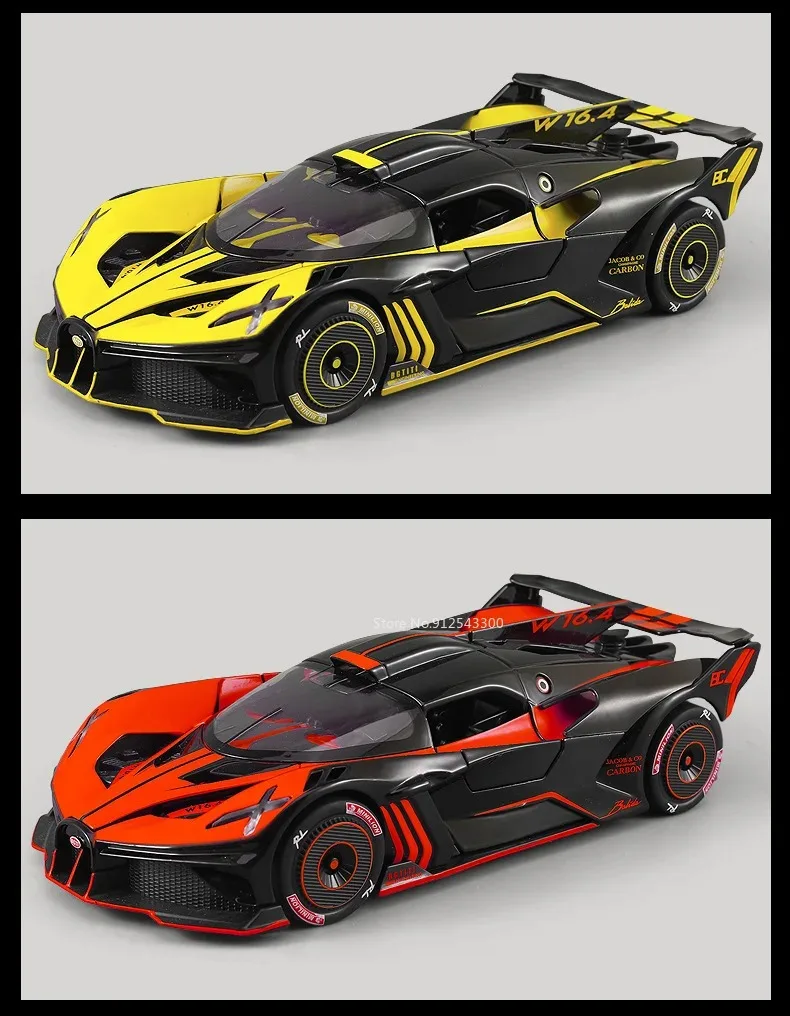 1:24 Batmobil Bolide Auto Modell Spielzeug Türen Geöffnet Stoßdämpfung Spray Sportwagen Modelle Sound Licht Spielzeug Geschenke für Jungen – Detail 24