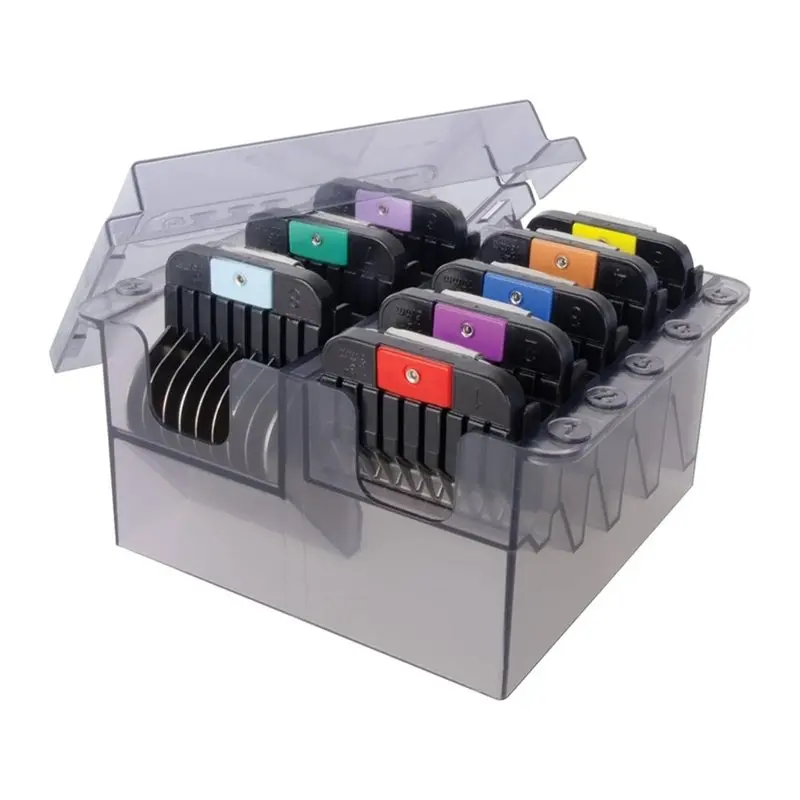ab34-for-wahl-pro-animal-stainless-steel-attachment-comb-set-8-cutting-length-options-color-coded-dog-and-cat-clipper-guide