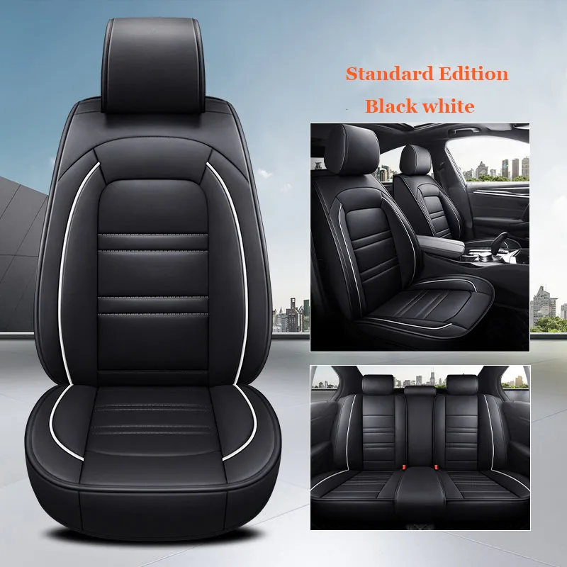 

Universal Leather Car Seat Cover For Mitsubishi All Models Asx Outlander Lancer 10 Pajero Sport Car Accessories Car-Protector