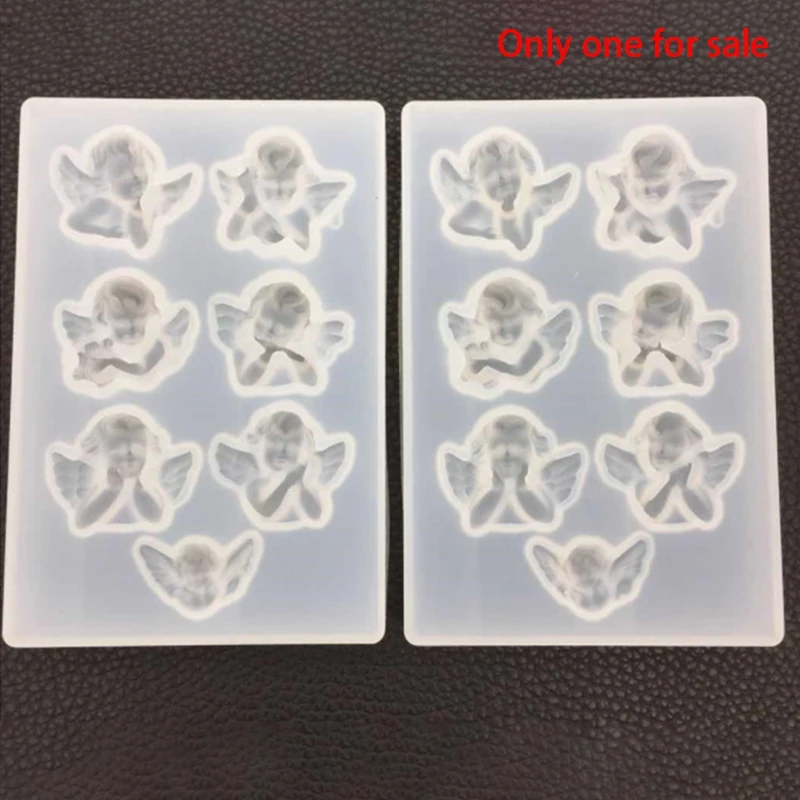 9Pack X(Shape Silicone Mold for Resin DIY Clay UV Epoxy Resin Molds Pendant Jewelry Tools Mould) - view 4