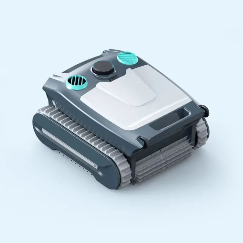 Automatic Wireless Robotic Pool Vacuum Cleaner for Above-Ground In-Ground And Outdoor Swimming Pools - Easy to Use
