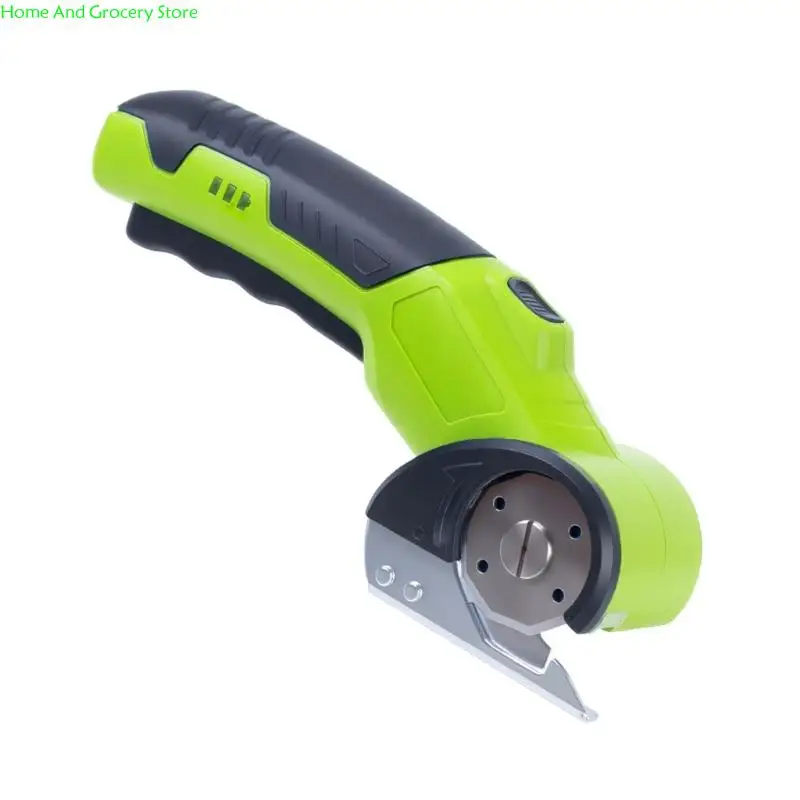 

0XXA Battery Operated Electric Fabric Scissors LED Light Safety Switches For Plastic