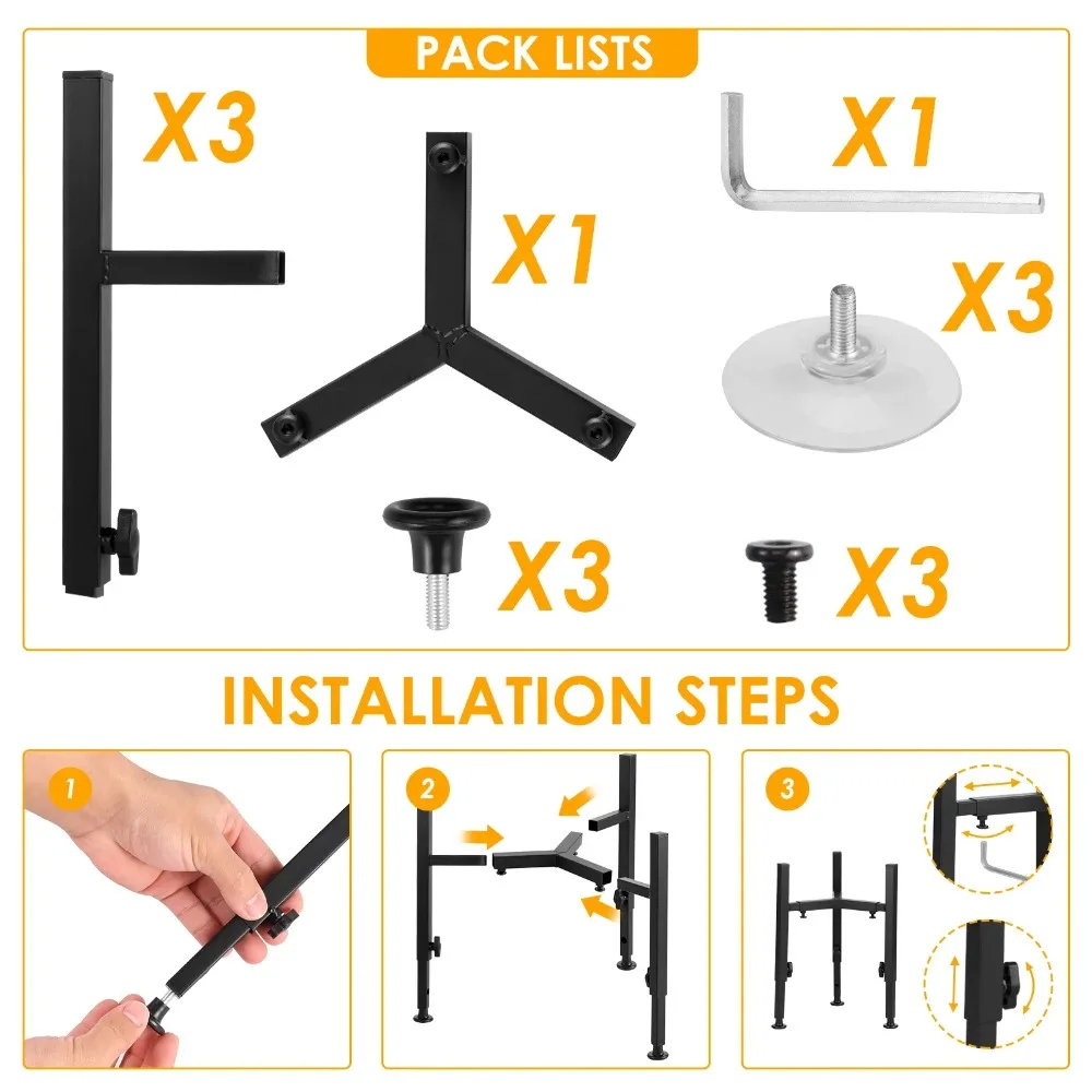 Adjustable Height Dog Food Bowl Stand Metal Dog Food Storage Stand Pet Large and Extra Large Dog Food and Water Bowl Stand