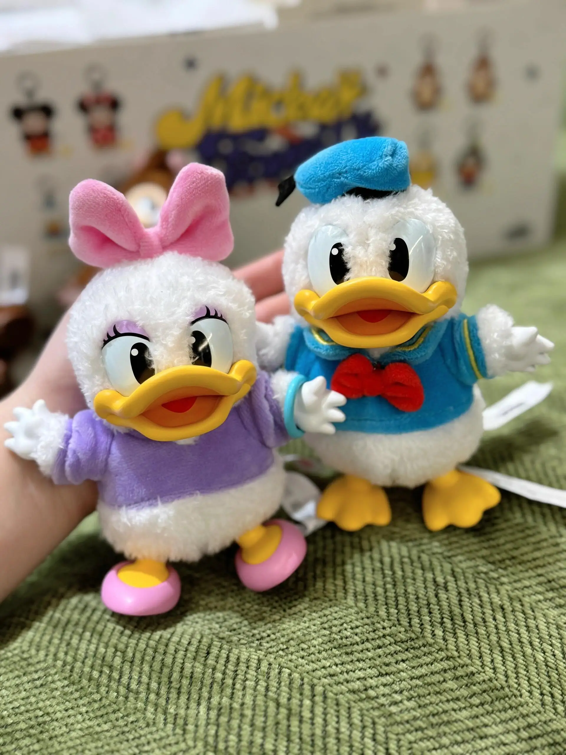 Disney, Blinddozen voor de familie Mickey, Kawaii vinylhangers, verzamelmodellen, rugzakhangers, vakantiecadeaus