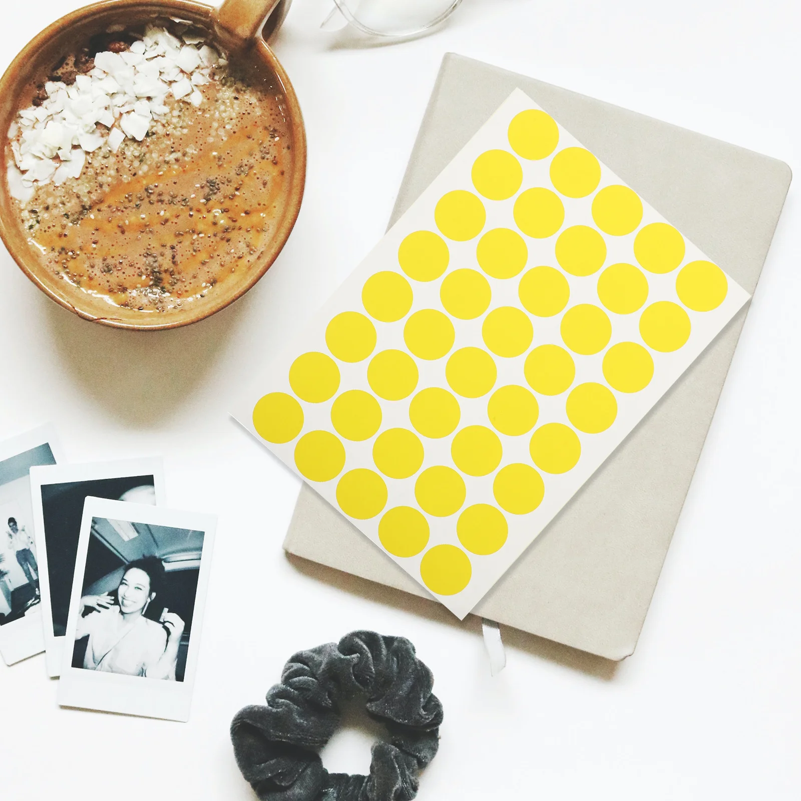 

10 Sheets Small Dot Stickers Adhesive Coding Labels for Sealing Envelopes Round Label Dots Tags