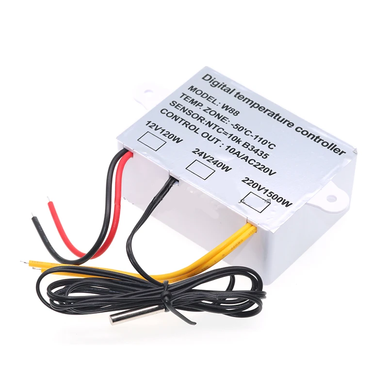 Javino AC220V DC12V 10A Digital LED Temperature Controller Thermostat Control Switch Sensor