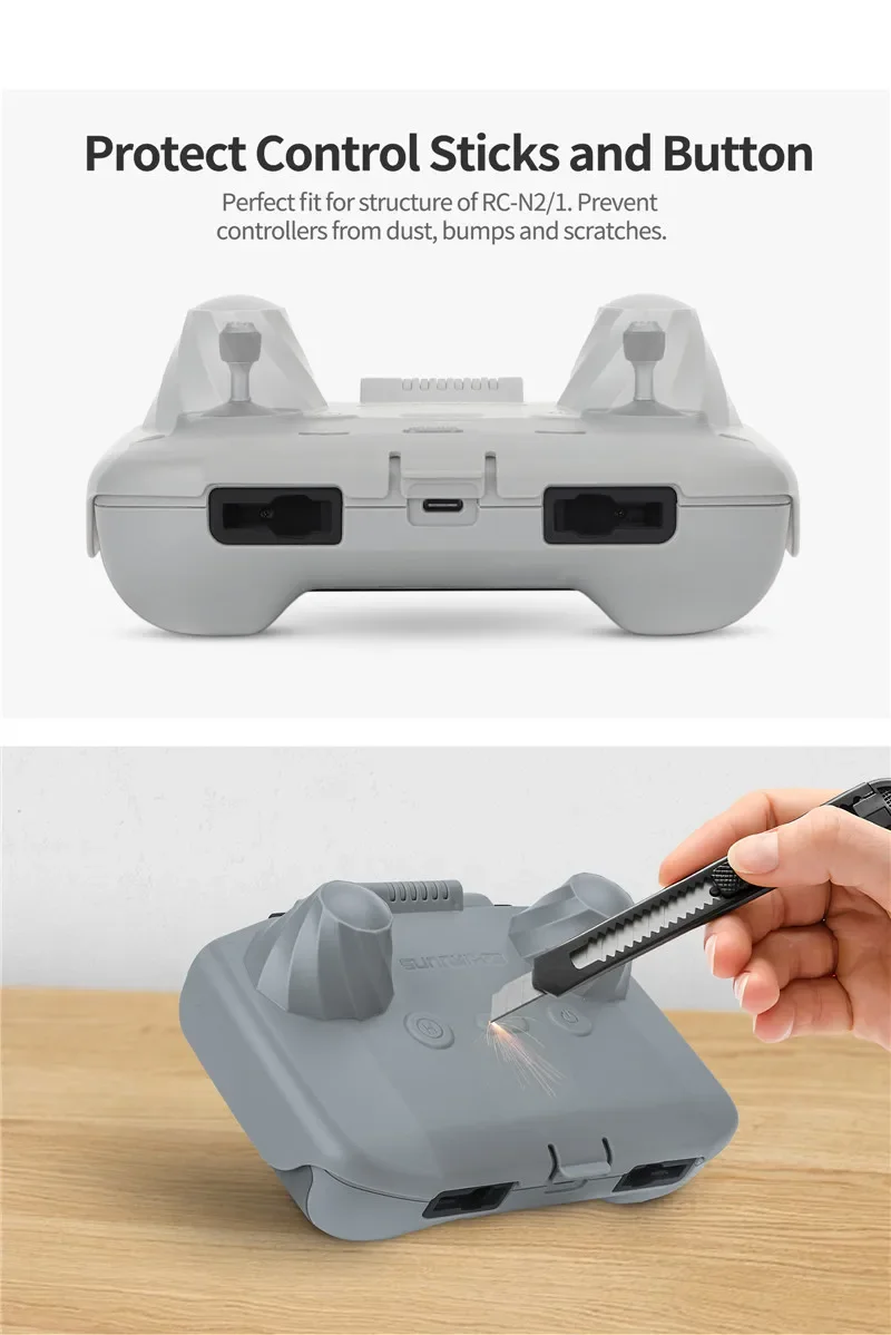 Osłona przeciwsłoneczna pilota 2 w 1 do DJI RC N3/N2/N1/MINI 4K/4 Pro/Neo/AIR 3S Osłona przeciwsłoneczna Osłona przeciwsłoneczna Akcesorium — zdjęcie produktu 3
