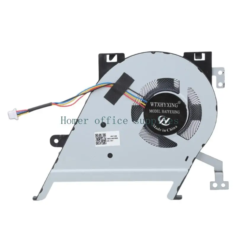 

K43B CPU Cooling Fan DC5V 0.5A 4pin Laptop CPU Coolers Radiator for S531F S5500F K531E V5050 Computer Accessories