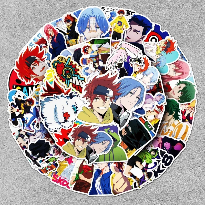 50/30/10PCS REKI Hasegawa Ranga Popular Anime Secondary Peripheral Graffiti Tablet Skateboard Decoration Waterproof Sticker