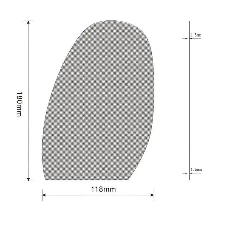 Non Skid Rubber Bottom Sole Shoes Repair Patch Glue on Half Soles Protector for Sneakers and Boots