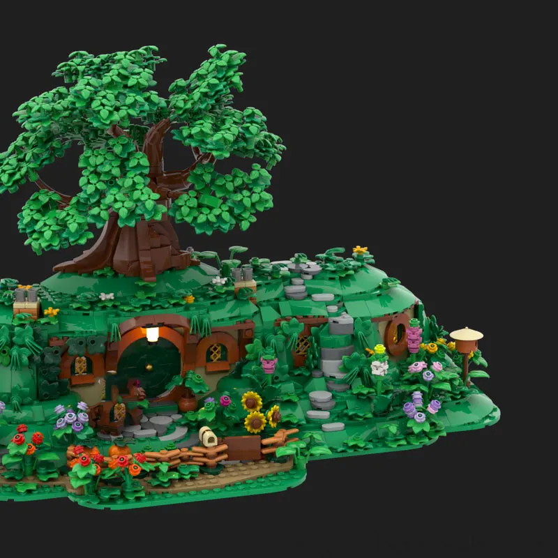 769PCS MOC-219254 MOC 뜨거운 영화 건축 확장 빌딩 블록 높은 난이도 조립 모델 장난감 축제 어린이 선물