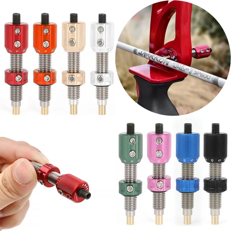 

Recurve Bow Archery Cushion Plunger Left and Right Hand Bow Hunting Shooting Target Arrow Plunger Optimizes Arrow Flight Path