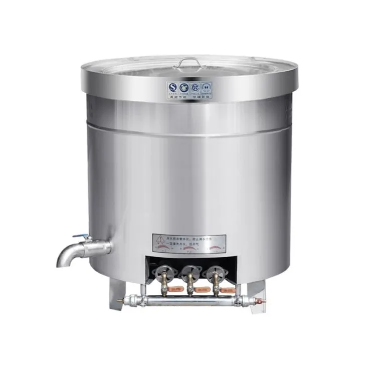 

stainless steel boiling tank for broth large commercial soup cooking pots