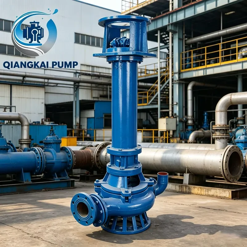 for Qiangkai High Pressure Submersible Slurry Pump Single Stage High Head High Chrome Alloy 15-110KW YZ Model Mine Outlet