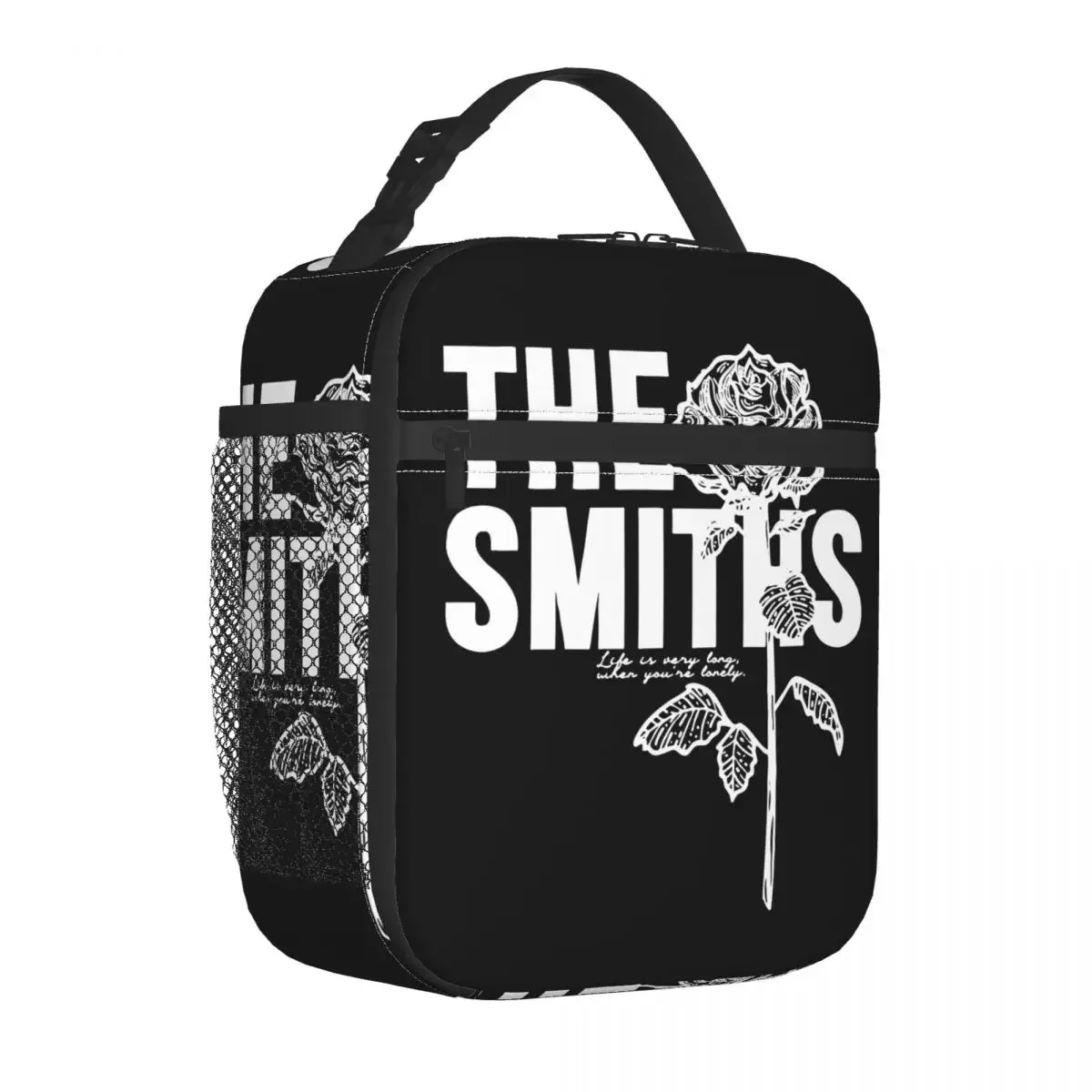 The Smiths Insulated Lunch Bags High Capacity Band Music Reusable Cooler Bag Tote Lunch Box School Picnic Food Storage Bags