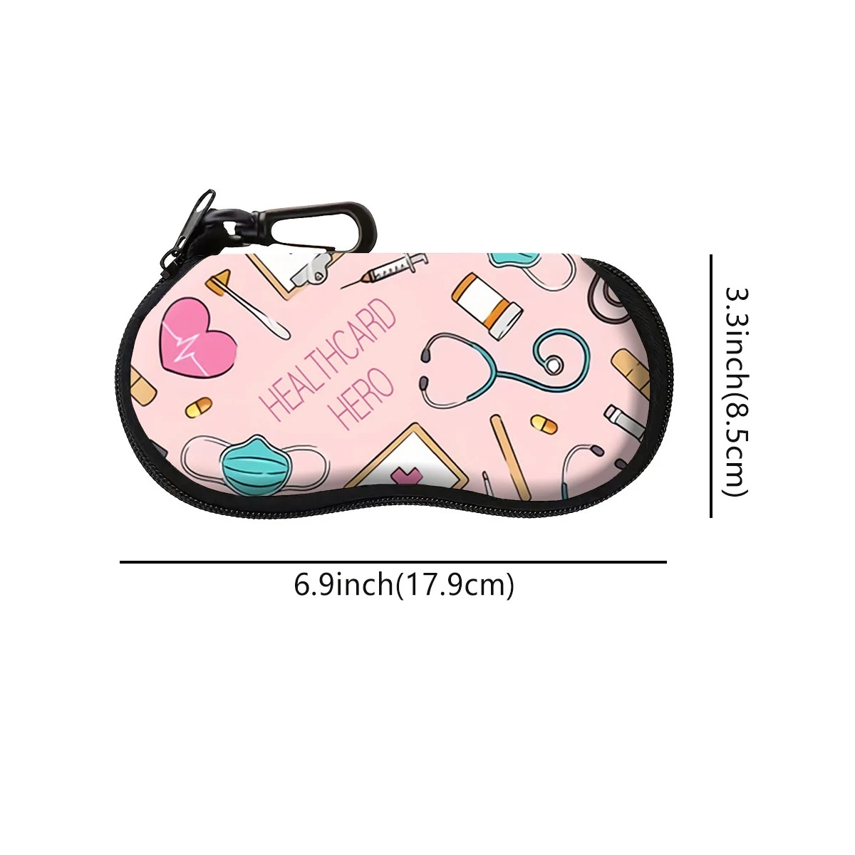 Autism Puzzle Zipper Soft Cloth Bags Fabric Glasses Box Sunglasses Bag Glasses Case Eyeglasses Case Medical Doctors Nurses Gift